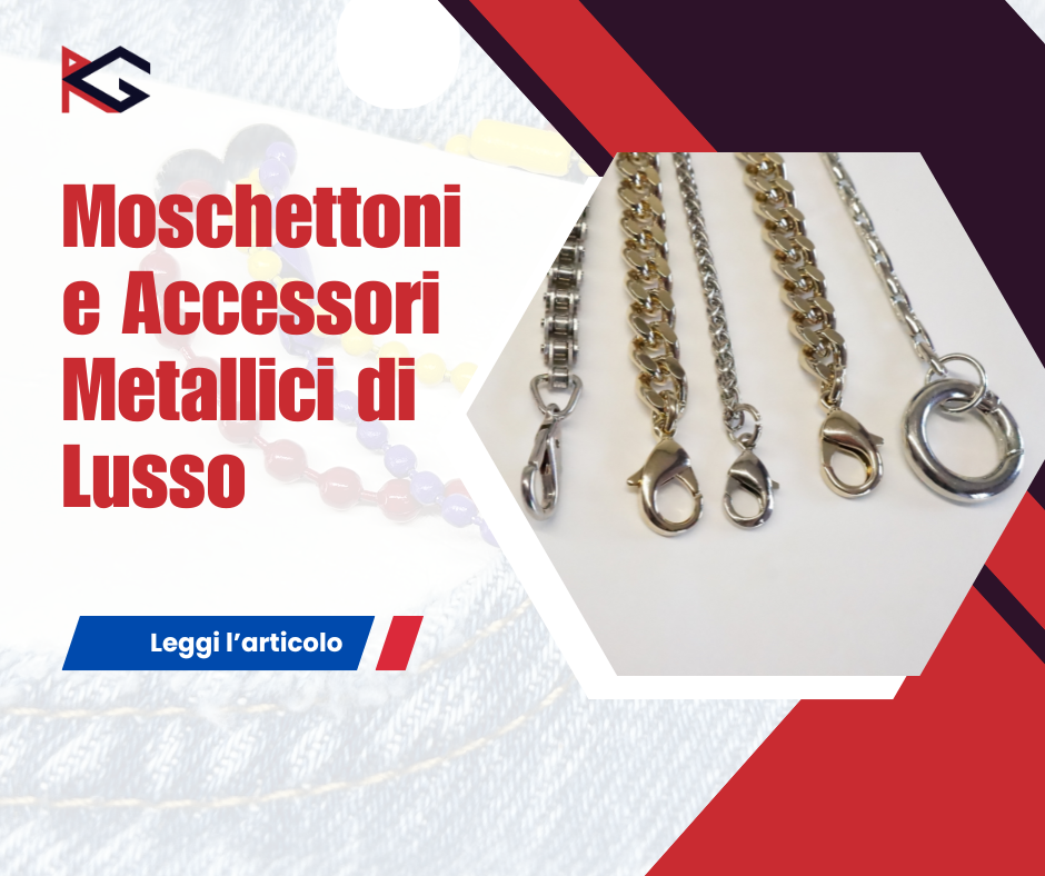 Copertina: Moschettoni e Accessori Metallici: L'Eccellenza per la Pelletteria di Qualità